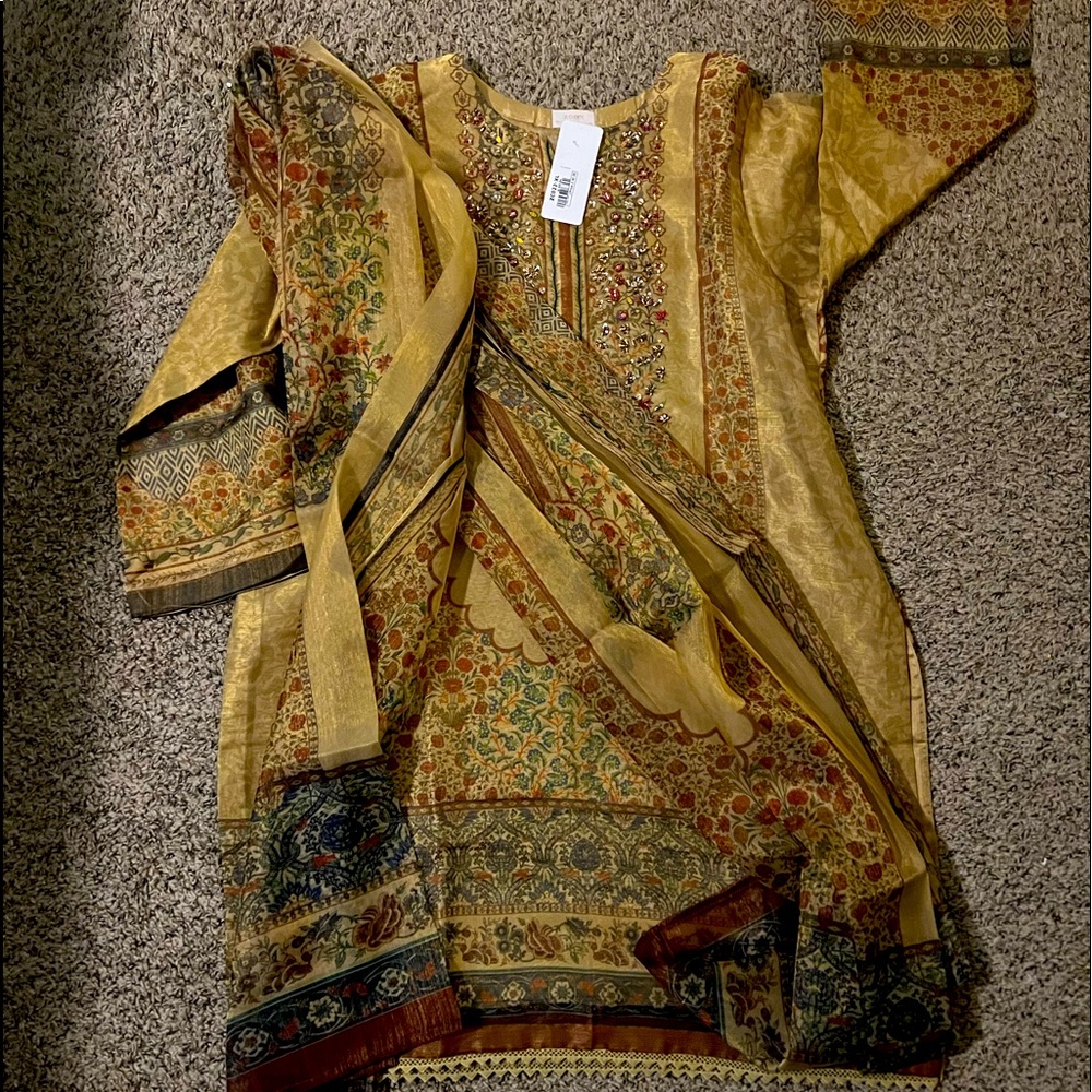 COPY - Pakistani lawn Eid lawn suit Xtra large